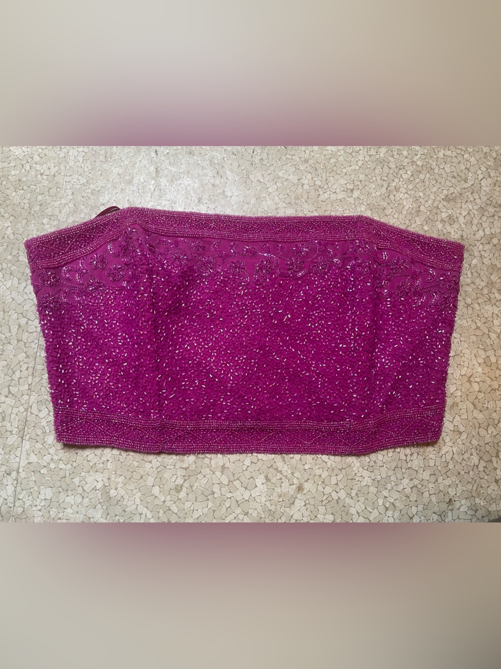 Y2K Beaded Tube Top